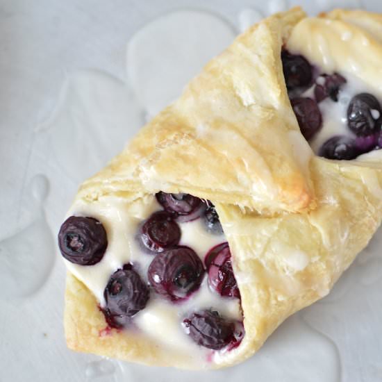 Blueberry Cream Cheese Danish