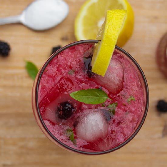 Blackberry Basil Lemonade