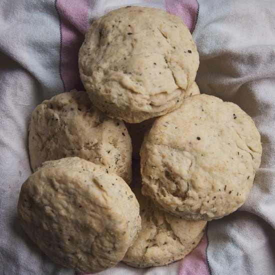 Black Pepper Olive Oil Biscuits