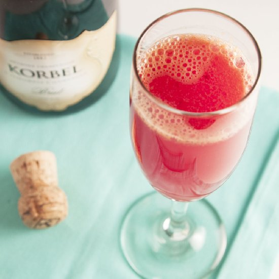 Blood Orange Mimosas