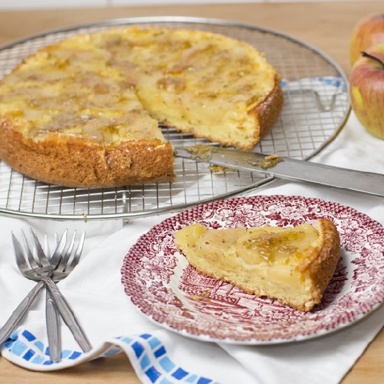 Rosemary, Apple & Olive Oil Cake