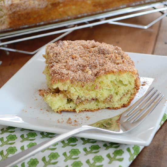 Pistachio Coffee Cake