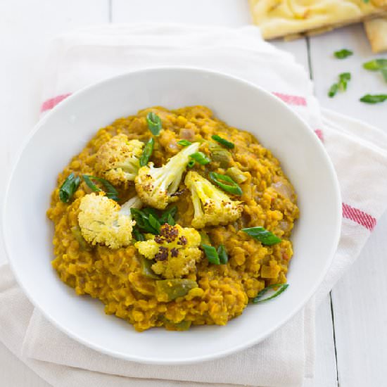 Red Lentil Coconut Curry