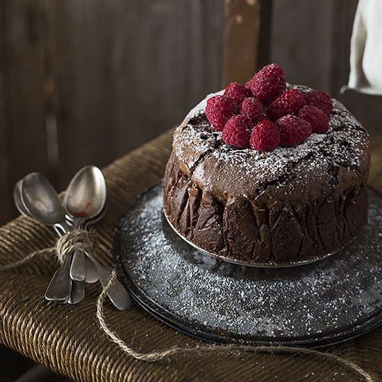 Chocolate and raspberry cake