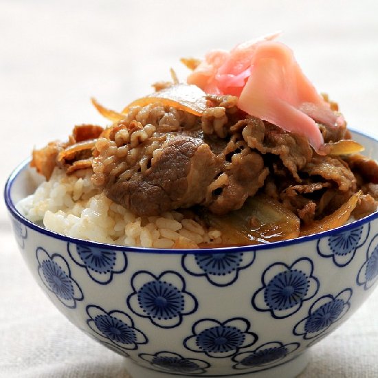 Gyudon / Japanese beef rice bowl