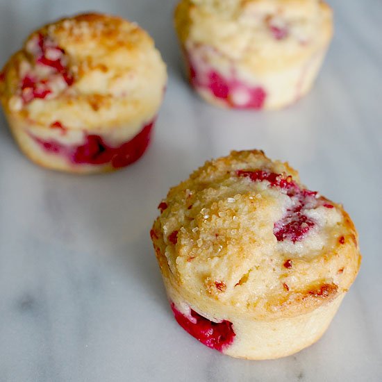 Raspberry Lemon Ricotta Muffins