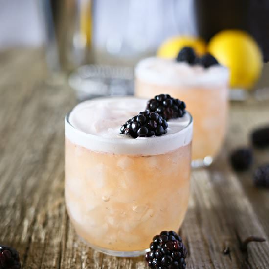 Blushing Whiskey Sour