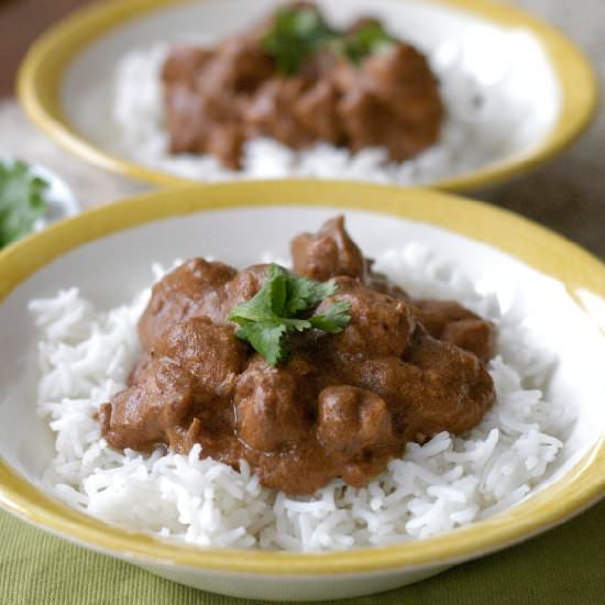 Slow-cooker chicken tikka masala