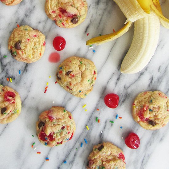 Banana Split Cookies