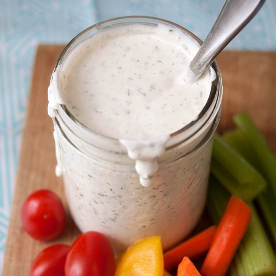 Homemade Buttermilk Ranch Dressing