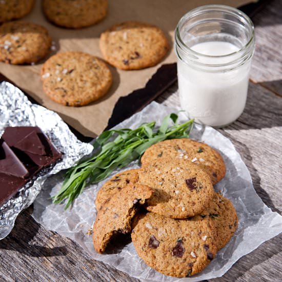 Tarragon Chocolate Chunk Cookies