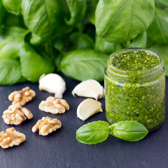 Basil-Walnut Pesto