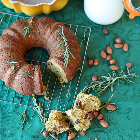 Onion and Rosemary Cake