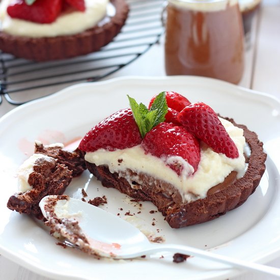 Strawberry Chocolate Tartlets