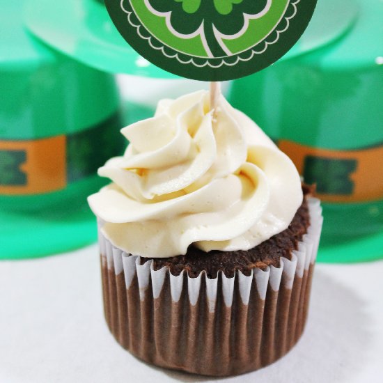 Irish Car Bomb Cupcakes