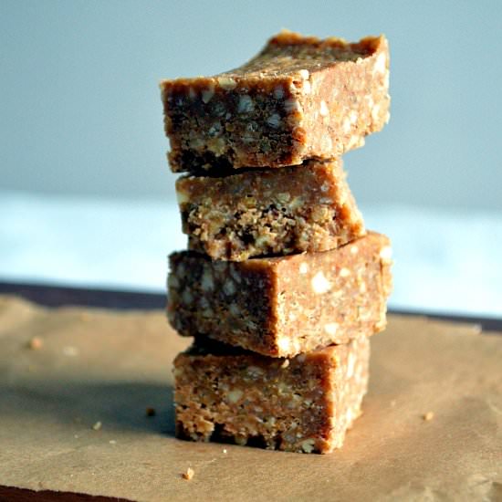 Nutty No-Bake Lucuma Bars