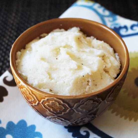 Easy, Low-Carb Mashed Faux-tatoes