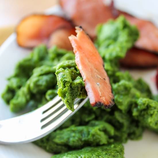 Dye-Free Green Eggs & Ham