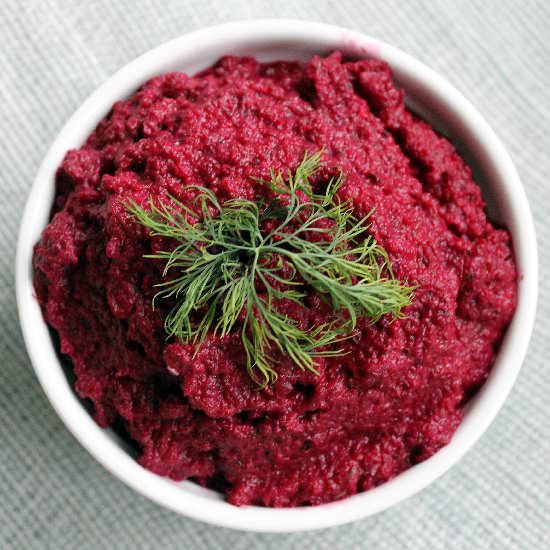 Roasted Walnut-Beet Sauce