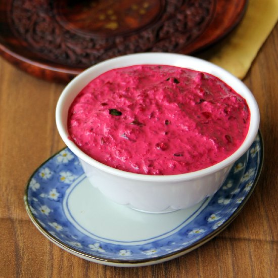 Beetroot Yogurt salad