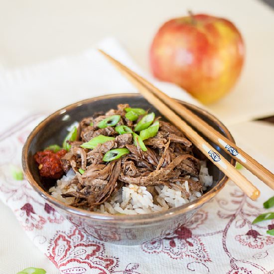 Asian-inspired Crockpot Pork