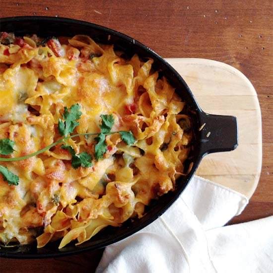 King Ranch Chicken Noodle Casserole