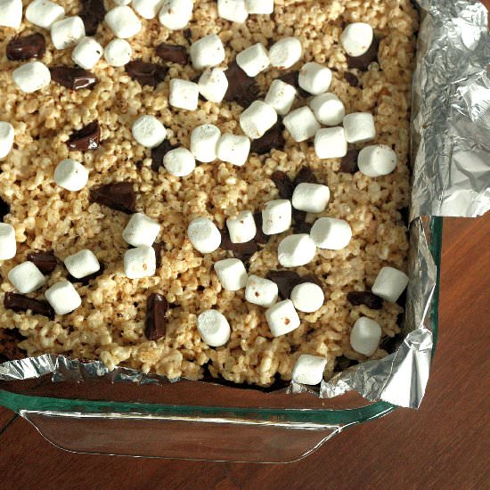 S’mores rice krispies treats