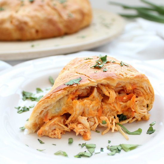 Buffalo Chicken Taco Ring