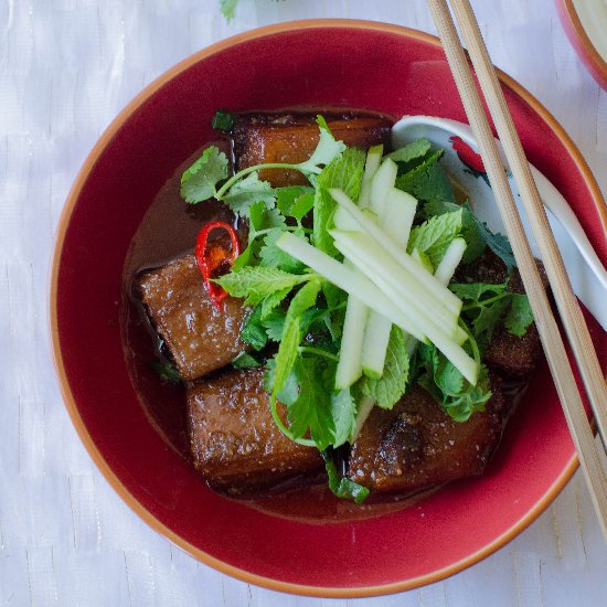 Pork Belly with Chilli Caramel