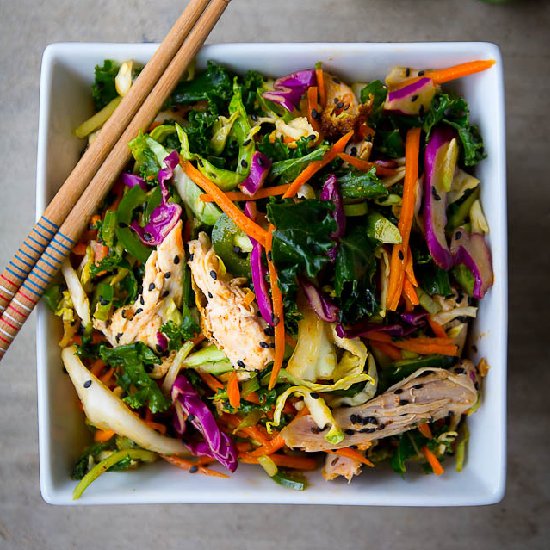 5 Min Spicy Asian Chicken Salad