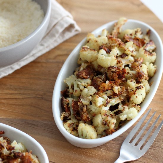 Parmesan Roasted Cauliflower