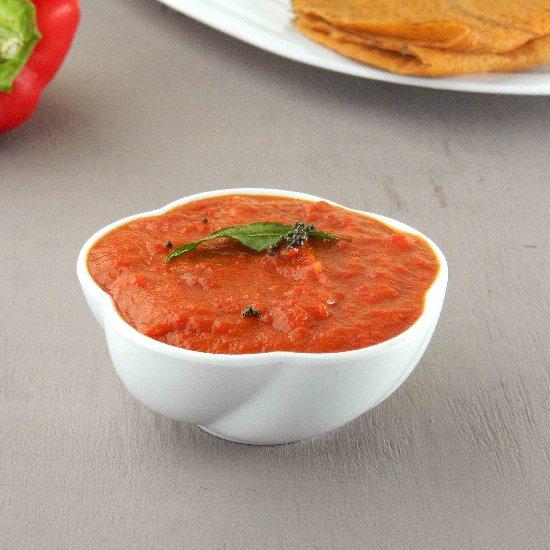 Red Bell Pepper Dip | Chutney