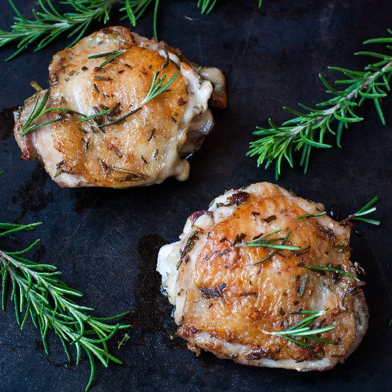 Rosemary skilet chicken