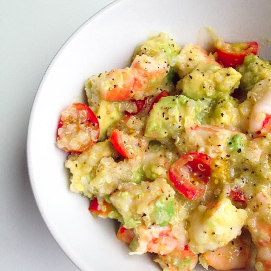 Shrimp and Avocado Quinoa Salad