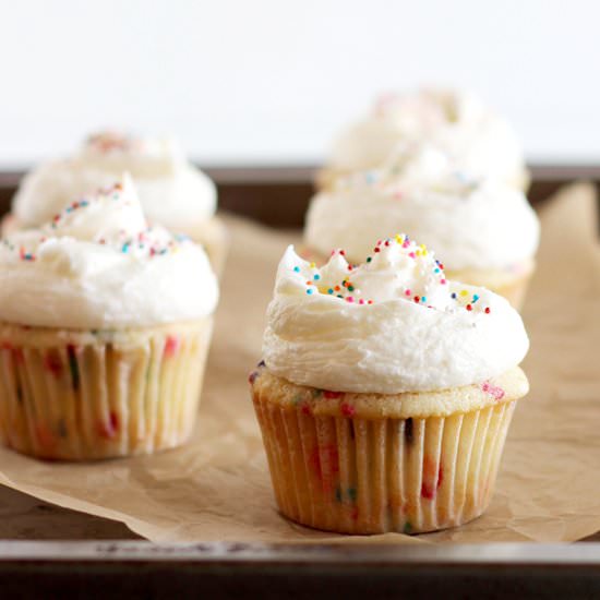 Perfect Funfetti Cupcakes