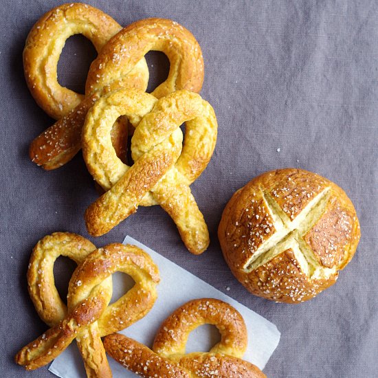 Gluten Free Soft Pretzels