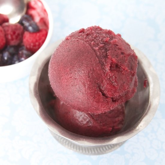 Sweet Berry Wine Sorbet