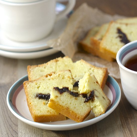 Orange Cake with Prune Filling