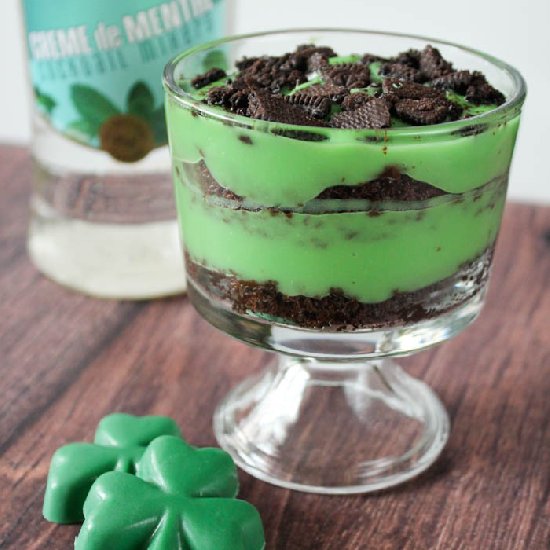 Creme de Menthe Mini Trifle