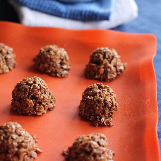 No-Bake Chocolate Oatmeal PB Cookie