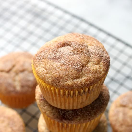 (Vegan) Cinnamon Sugar Doughnut