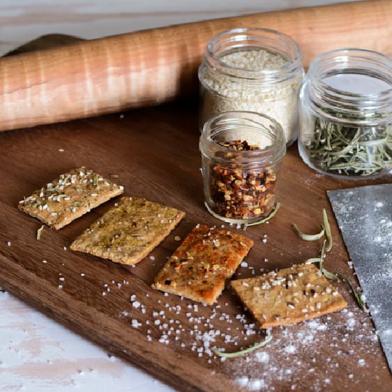 Spiced Flatbread Crackers