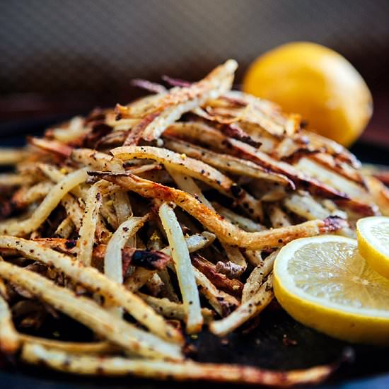 Baked Lemon Pepper French Fries