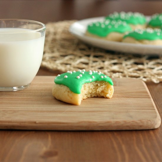 Frosted Fluffy Sugar Cookies