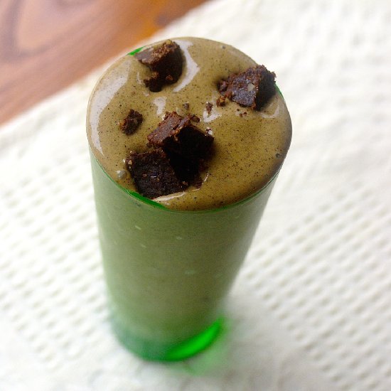 Chocolate Protein Shamrock Shake