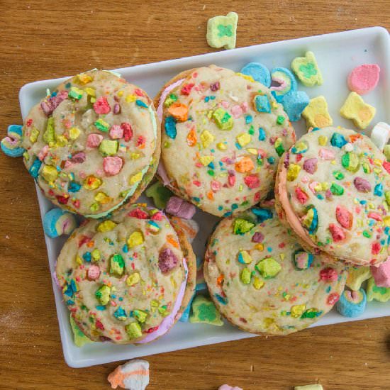 Lucky Charms Rainbow Cookies