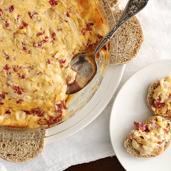 Cocktail Rye Bread + Reuben Dip