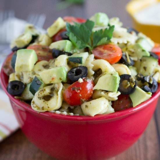 Pesto Tortellini Salad