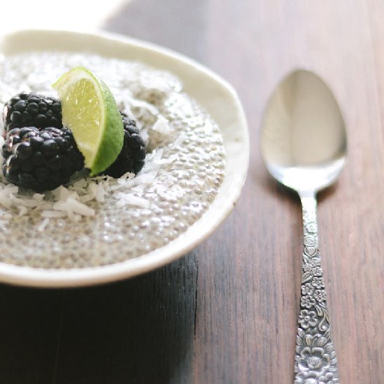 Coconut + Lime Chia Seed Pudding