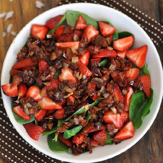 Salad with Warm Bacon Dressing